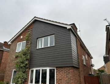 Exterior transformation of a Harpenden home with the installation of Hardie cladding