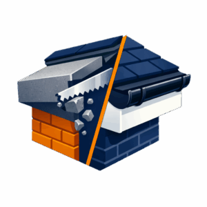 Finlock gutter removal and uPVC replacement service icon