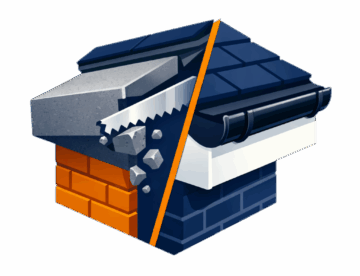 Finlock gutter removal and uPVC replacement service icon